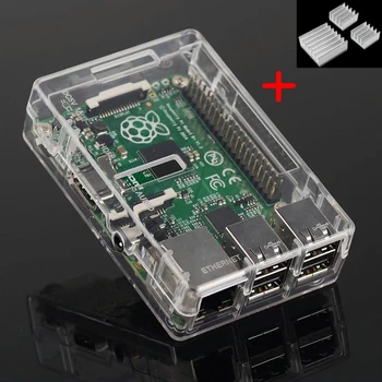 Raspberry Pi 3 model B Acrylic Case with Aluminum Heat Sink Transparent Shell Clear Cover Compatible with Raspberry pi 2 Model B
Raspberry Pi 3 model B Acrylic Case with Aluminum Heat Sink Transparent Shell Clear Cover Compatible with Raspberry pi 2 Model B