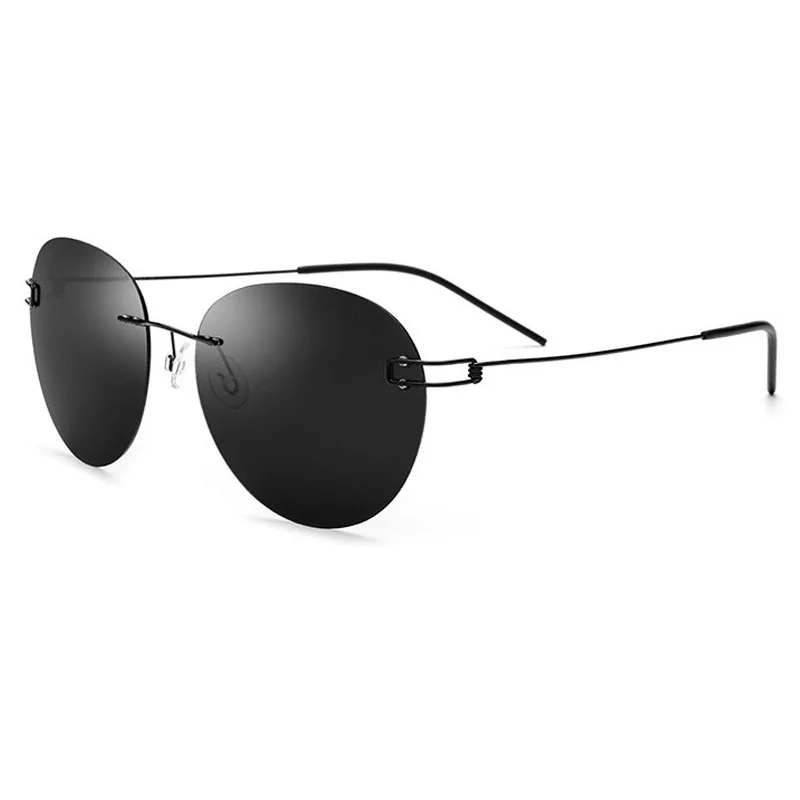 Brand Rimless Polarized Sunglasses Men Titanium Alloy Screwless Eyewear Ultralight Round Frameless Driving Sun Glasses for Women
Brand Rimless Polarized Sunglasses Men Titanium Alloy Screwless Eyewear Ultralight Round Frameless Driving Sun Glasses for Women