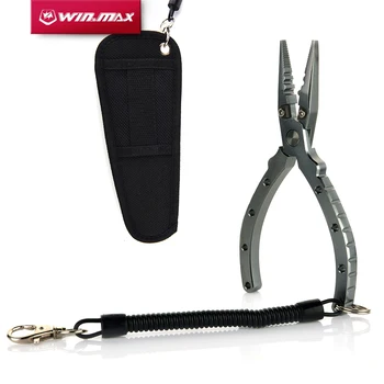 Winmax 6.5 inch Stainless Aluminium Fishing Pliers Ring Fish Tackle Lure Hook Remover Multi-function Line Cutter Scissors
Winmax 6.5 inch Stainless Aluminium Fishing Pliers Ring Fish Tackle Lure Hook Remover Multi-function Line Cutter Scissors