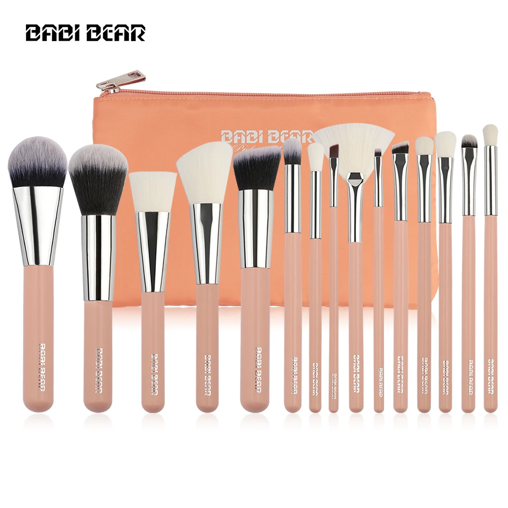 15Pcs/set Silver/Pink Professional Makeup Brushes Set Make Up Brush Tools Kit Foundation Powder Brush Natural Synthetic Hair
15Pcs/set Silver/Pink Professional Makeup Brushes Set Make Up Brush Tools Kit Foundation Powder Brush Natural Synthetic Hair