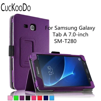 CucKooDo 200Pcs/lot Slim Fit Premium Vegan Leather Standing Cover for Samsung Galaxy Tab A 7-inch SM-T280 / SM-T285 2016 Release
CucKooDo 200Pcs/lot Slim Fit Premium Vegan Leather Standing Cover for Samsung Galaxy Tab A 7-inch SM-T280 / SM-T285 2016 Release
