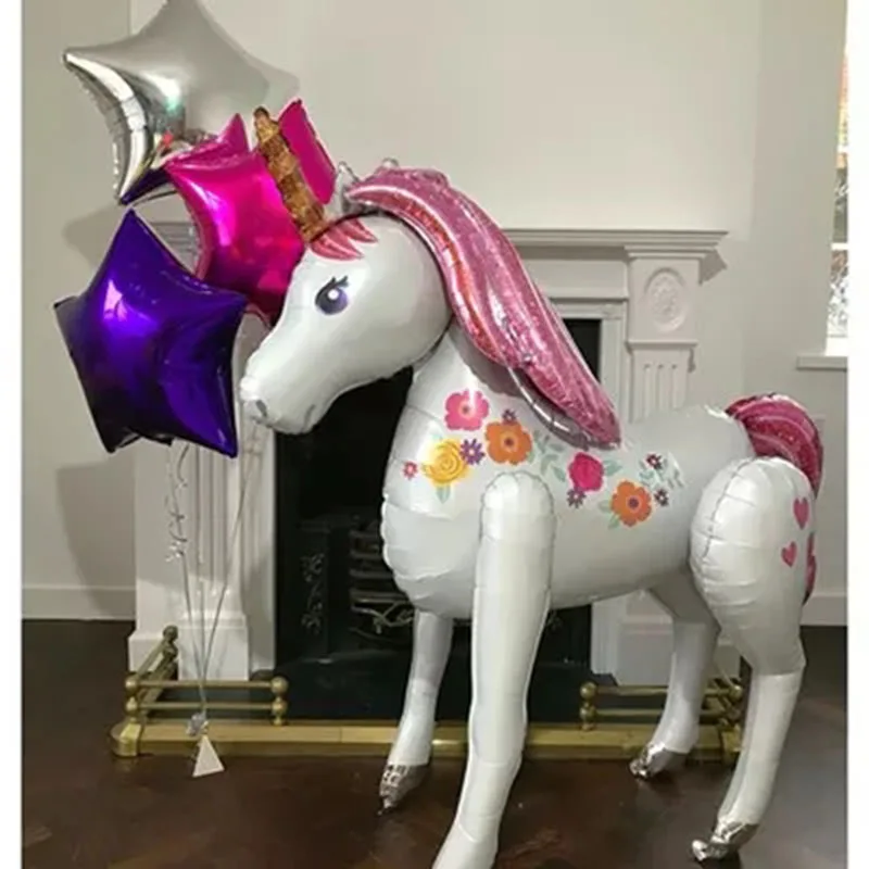 1pc 46' Magical Unicorn Airwalker Foil Mylar Balloon Full Body 3D Fill with Air or Helium Birthday Party Decor Supplies kids Toy
1pc 46' Magical Unicorn Airwalker Foil Mylar Balloon Full Body 3D Fill with Air or Helium Birthday Party Decor Supplies kids Toy