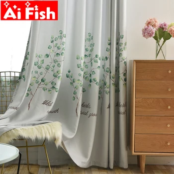 Literary Pastoral Fresh Green Ginkgo Tree Print Curtains For Bedroom Window Treatment Sheer Blinds Finished Drapes wp286-4
Literary Pastoral Fresh Green Ginkgo Tree Print Curtains For Bedroom Window Treatment Sheer Blinds Finished Drapes wp286-4