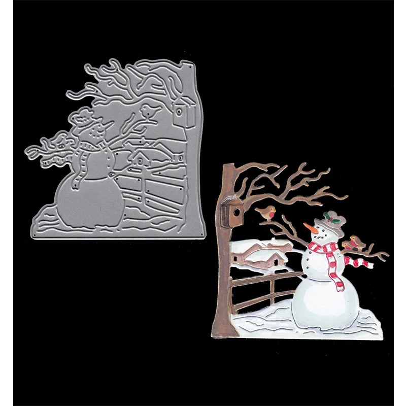 Christmas Snowman Under Tree Die Metal Cutting Dies Stencil for DIY Scrapbooking Album Emboss Paper Card Decorative Template
Christmas Snowman Under Tree Die Metal Cutting Dies Stencil for DIY Scrapbooking Album Emboss Paper Card Decorative Template