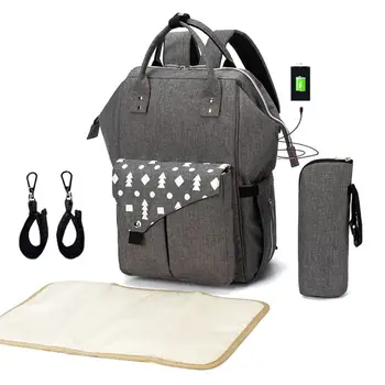 Larger Capacity Diaper Bag Backpack Multi-Function Travel Tote Built-in USB Charging Port Baby Bags with Changing Pad Pockets St
Larger Capacity Diaper Bag Backpack Multi-Function Travel Tote Built-in USB Charging Port Baby Bags with Changing Pad Pockets St