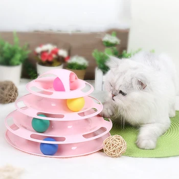 @HE Funny Pet Toys Cat Crazy Ball Disk Interactive Amusement Plate Play Disc Four-layer Turntable Cat Toy Brain Game
@HE Funny Pet Toys Cat Crazy Ball Disk Interactive Amusement Plate Play Disc Four-layer Turntable Cat Toy Brain Game