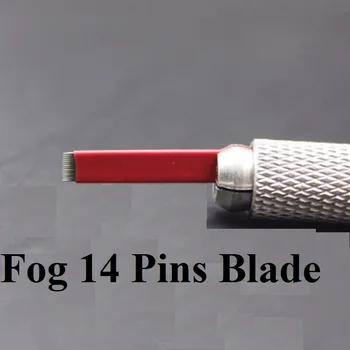 50PCS 14 Pins Fog Needles Blade for Permanent Eyebrow Tattoo Needles Thin Manual Blades Supply
50PCS 14 Pins Fog Needles Blade for Permanent Eyebrow Tattoo Needles Thin Manual Blades Supply