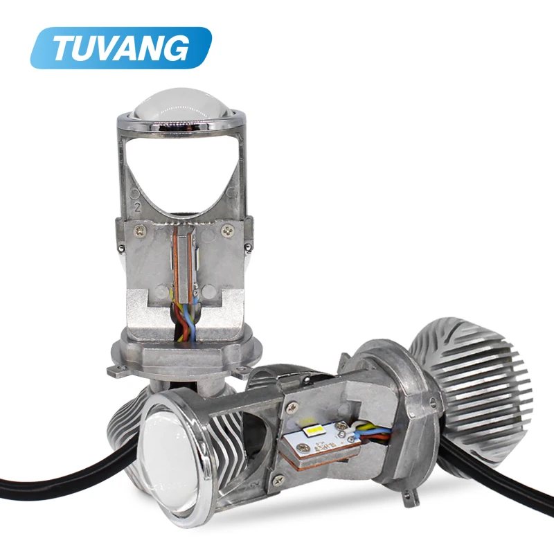 Tuvang H4 Mini Bi-LED Projector 1.5 inch Headlight Lens 60W 5500K For Headlamp Retrofit DIY Car Styling 9003 High Low Lights LHD
Tuvang H4 Mini Bi-LED Projector 1.5 inch Headlight Lens 60W 5500K For Headlamp Retrofit DIY Car Styling 9003 High Low Lights LHD