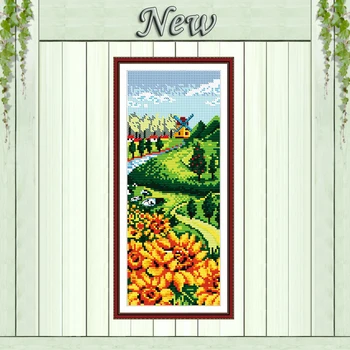 Summer windmill sunflowers Counted print on fabric Cross Stitch Needlework kits DMC 14CT 11CT DIY Embroidery Sets decor painting
Summer windmill sunflowers Counted print on fabric Cross Stitch Needlework kits DMC 14CT 11CT DIY Embroidery Sets decor painting