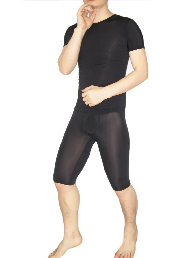 Free Shipping Male knee-length pants thin knee-length pants male ice silk capris legging men long johns 1364
Free Shipping Male knee-length pants thin knee-length pants male ice silk capris legging men long johns 1364