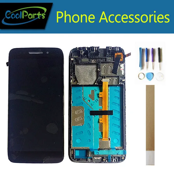 With/Without Frame 1PC/Lot For Alcatel One Touch Idol 5 OT6058 LCD Display Screen+Touch Screen Digitizer Black Color+Tape&Tool
With/Without Frame 1PC/Lot For Alcatel One Touch Idol 5 OT6058 LCD Display Screen+Touch Screen Digitizer Black Color+Tape&Tool