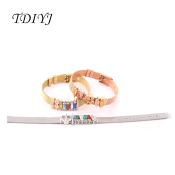 TDIYJ Keeper Keys Stainless Steel Mesh Single Bracelet with Arrow/Life Tree Slide Charms Keeper 3Set
TDIYJ Keeper Keys Stainless Steel Mesh Single Bracelet with Arrow/Life Tree Slide Charms Keeper 3Set