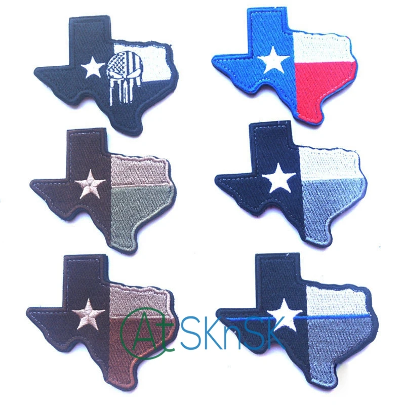 1pcs United States Texas Map Shape Stickable Military Patch Sew on Patch DIY Applique Six Colors for Choice
1pcs United States Texas Map Shape Stickable Military Patch Sew on Patch DIY Applique Six Colors for Choice