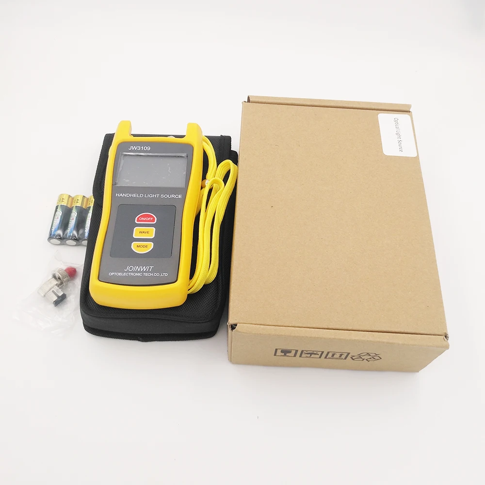 Free Delivery by Fedex Handheld Fiber Optical Light Source Joinwit JW3109 Three Wavelength 1310/1550nm Singlemode
Free Delivery by Fedex Handheld Fiber Optical Light Source Joinwit JW3109 Three Wavelength 1310/1550nm Singlemode