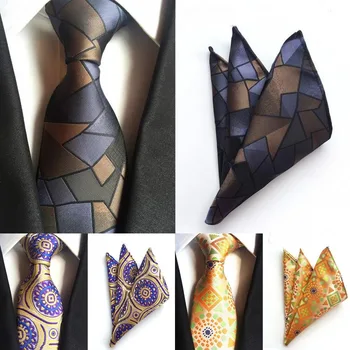 SKng New Fashion Mens Plaid Ties Paisley Tie Hanky Set Men's 100% Silk Tie Set for men Formal Party Pocket Square Neck Tie Hanky
SKng New Fashion Mens Plaid Ties Paisley Tie Hanky Set Men's 100% Silk Tie Set for men Formal Party Pocket Square Neck Tie Hanky