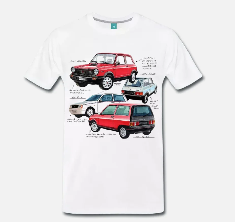 T-SHIRT BIANCHINA AUTOBIANCHI A112 Y10 TRIBUTO VINTAGE MITO 1 - S-M-L-XL-2XL-3XL
T-SHIRT BIANCHINA AUTOBIANCHI A112 Y10 TRIBUTO VINTAGE MITO 1 - S-M-L-XL-2XL-3XL
