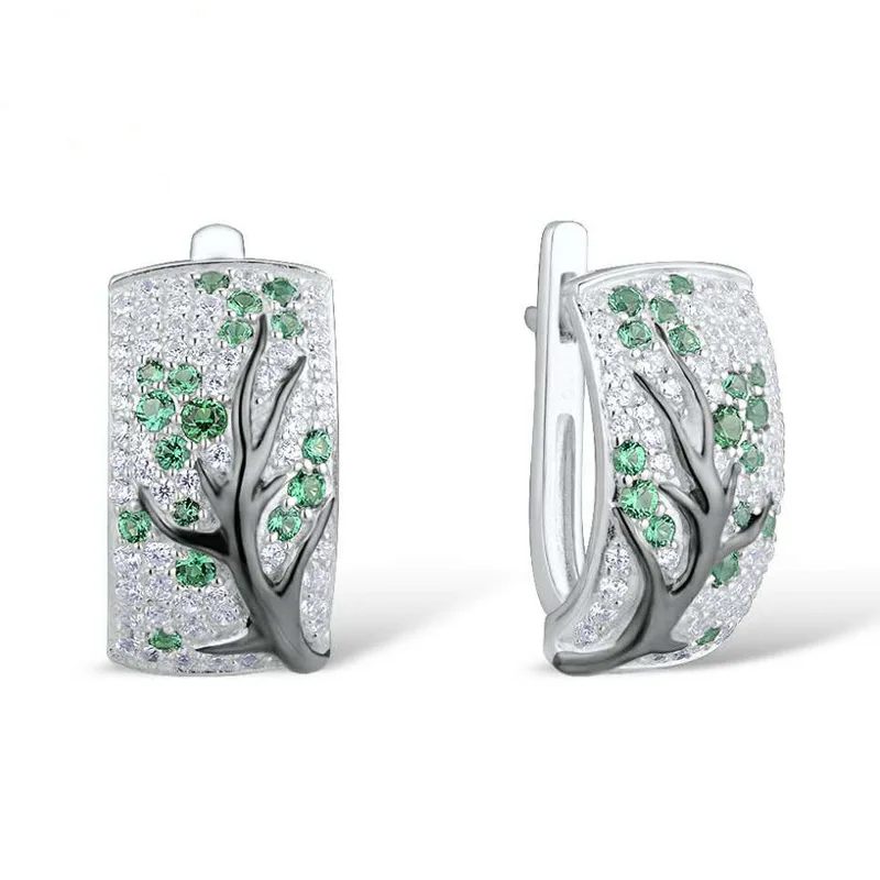2019 New Tree Branch Zircon Hoop Earrings for Women Fashion Jewelry Wedding Brincos Engagement Earings Statement Accessories
2019 New Tree Branch Zircon Hoop Earrings for Women Fashion Jewelry Wedding Brincos Engagement Earings Statement Accessories