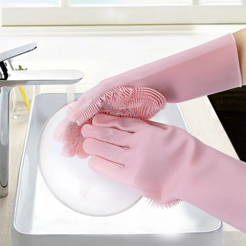 1 pair Creative Home Washing Cleaning Gloves Garden Kitchen Dish Food Grade Silicone Household Cleaning Gloves for Dishwashing
1 pair Creative Home Washing Cleaning Gloves Garden Kitchen Dish Food Grade Silicone Household Cleaning Gloves for Dishwashing