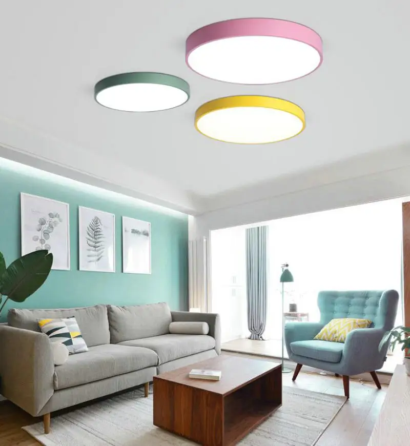 18W 24W LED Ceiling Light Modern Lamp Living Room Lighting Fixture Bedroom Kitchen Surface Mount Flush Panel | Лампы и освещение