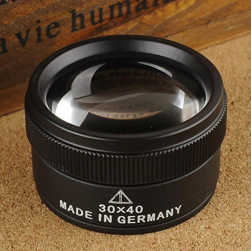 Handheld 30X 40mm HD Magnifier Optical Glass Coating Lens Metal Magnifier For Coin Stamp Jewelry Appraisal Magnifier
Handheld 30X 40mm HD Magnifier Optical Glass Coating Lens Metal Magnifier For Coin Stamp Jewelry Appraisal Magnifier