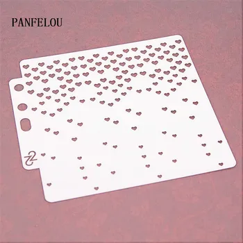 Heart rain scrapbook stencils spray plastic mold shield DIY cake hollow Embellishment printing lace ruler valentine
Heart rain scrapbook stencils spray plastic mold shield DIY cake hollow Embellishment printing lace ruler valentine