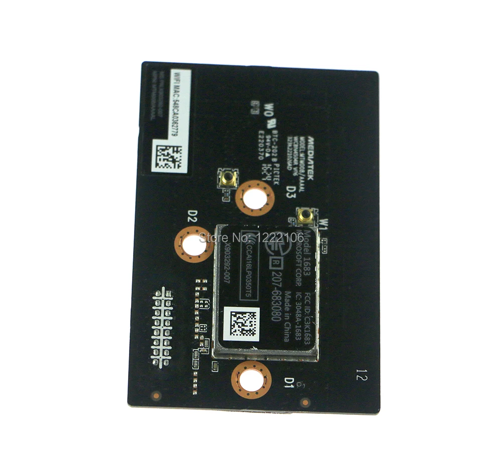 20pcs For XBOX ONE Xboxone slim S X Version WIFI Board Original Wireless Bluetooth-compatible WiFi Card Module Board
20pcs For XBOX ONE Xboxone slim S X Version WIFI Board Original Wireless Bluetooth-compatible WiFi Card Module Board
