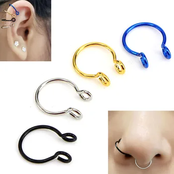4pcs/Set Multifunctional Stainless Steel Twist Circle Nose Ring Lip Tragus Piercing Daith Earrings Body Jewelry
4pcs/Set Multifunctional Stainless Steel Twist Circle Nose Ring Lip Tragus Piercing Daith Earrings Body Jewelry