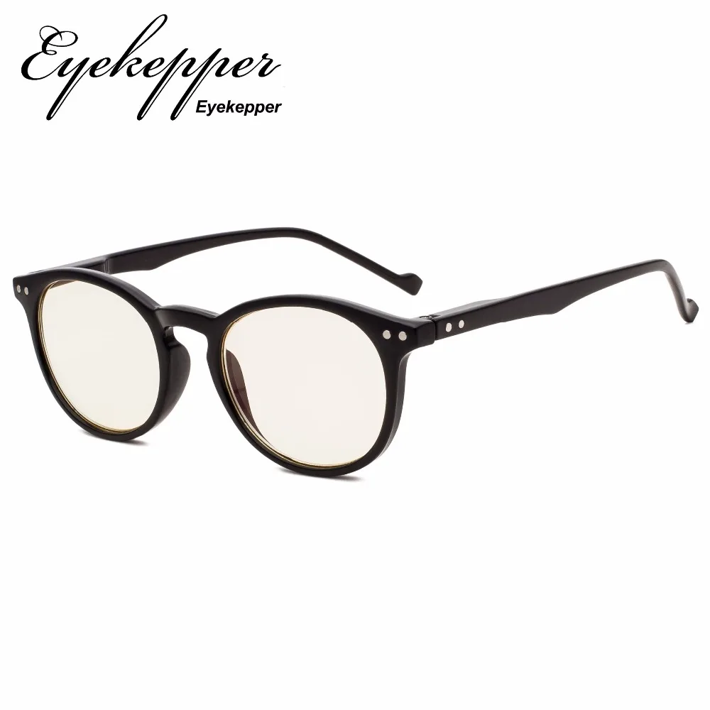 CG071 Eyekepper Retro Oval Round Computer Readers Spring-Hinges Computer Reading Glasses Computer Eyeglasses Yellow Lens
CG071 Eyekepper Retro Oval Round Computer Readers Spring-Hinges Computer Reading Glasses Computer Eyeglasses Yellow Lens