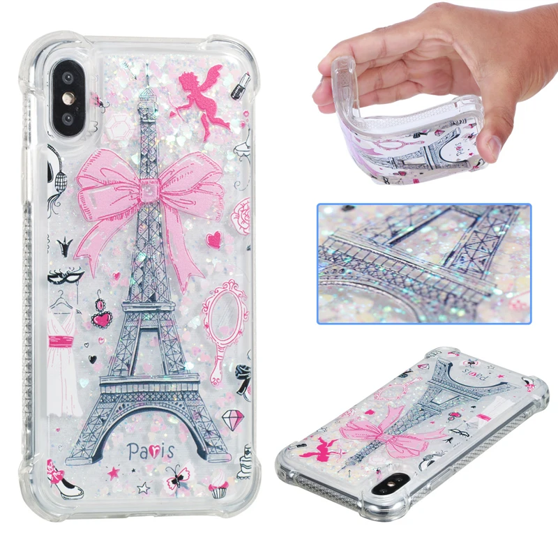 Colorful Eiffel Tower mobile full soft flow Love flow sand shell forcell phone case Skin Shell for Iphone 5 6 7 8 X Puls XR XS
Colorful Eiffel Tower mobile full soft flow Love flow sand shell forcell phone case Skin Shell for Iphone 5 6 7 8 X Puls XR XS