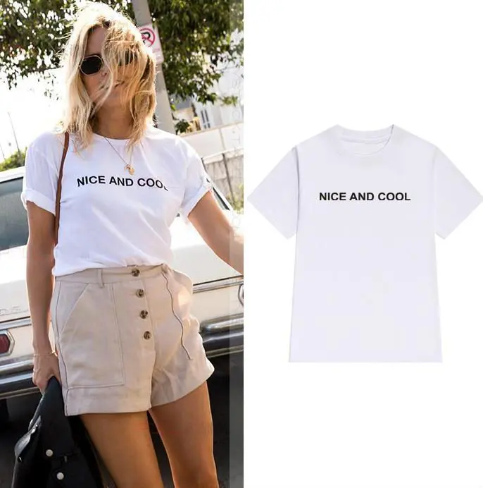 nice and cool Women tshirt Cotton Casual Funny t shirt For Lady Yong Girl Top Tee Hipster Tumblr ins Drop Ship S-65 
nice and cool Women tshirt Cotton Casual Funny t shirt For Lady Yong Girl Top Tee Hipster Tumblr ins Drop Ship S-65