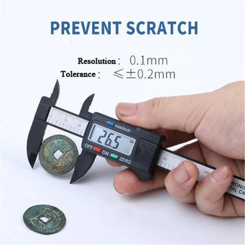 17.5cm LCD Electronic Digital Vernier Caliper Gauge Measure Gem Stone Bead Jewelry Tools Accessories 0-100mm/0-150mm
17.5cm LCD Electronic Digital Vernier Caliper Gauge Measure Gem Stone Bead Jewelry Tools Accessories 0-100mm/0-150mm