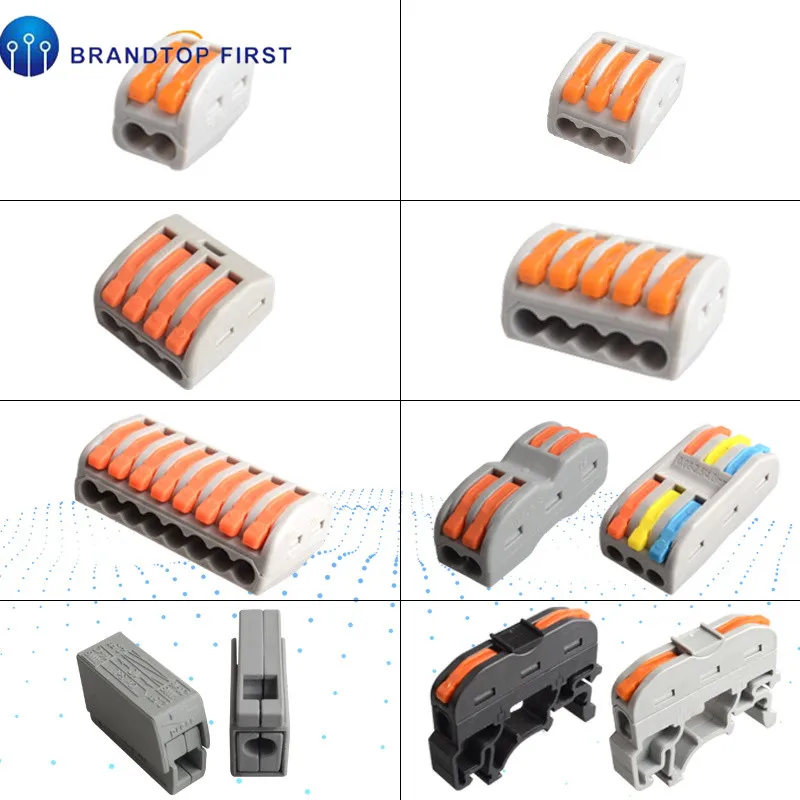 Universal Compact Wiring Terminal Block,Mini Fast Connector Push-in Conductor,222-412 Wiring Conductor
Universal Compact Wiring Terminal Block,Mini Fast Connector Push-in Conductor,222-412 Wiring Conductor
