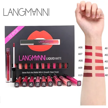 Long Lasting Waterproof Matte Lip Lipstick Beauty Makeup Sexy Pen Hydrating Long Lasting Lip Gloss Pen 10Pcs Y527
Long Lasting Waterproof Matte Lip Lipstick Beauty Makeup Sexy Pen Hydrating Long Lasting Lip Gloss Pen 10Pcs Y527