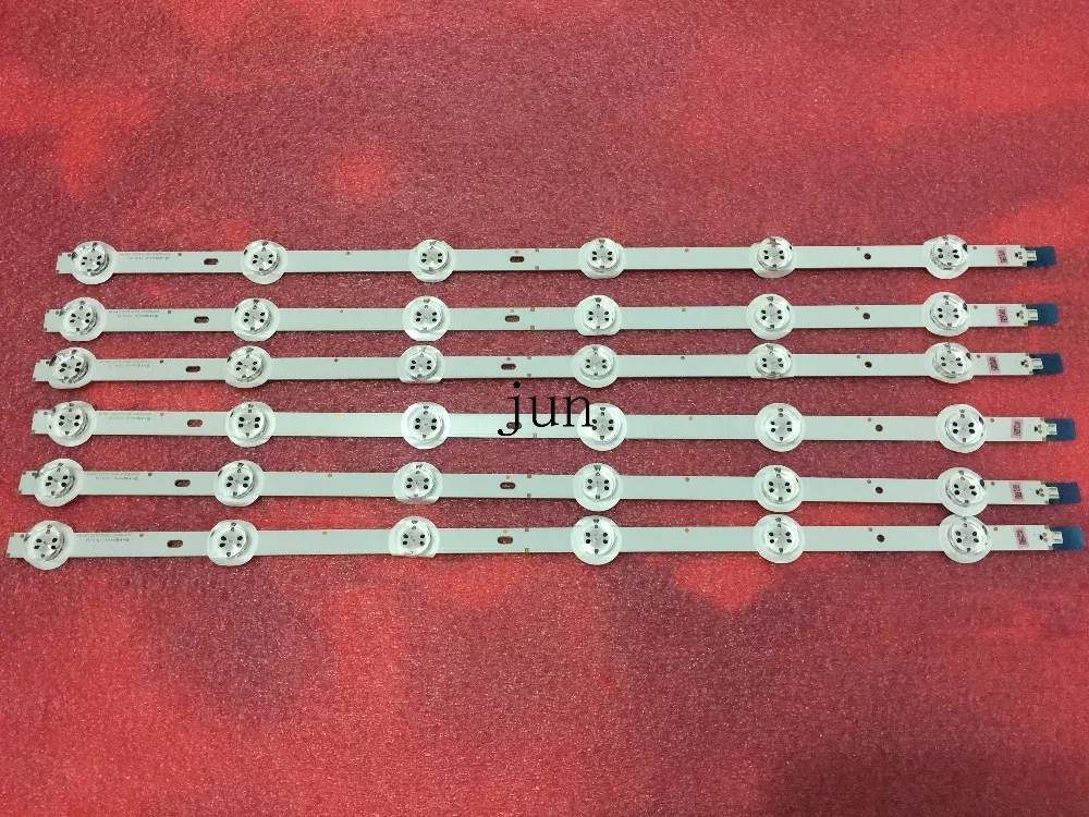 Original LED Strips SVS480A07_REV3-6LED w/ Optical Lens Fliter for SAMSUNG TV Monitor Panel Backlight Lamps 50.5cm 6-LEDs
Original LED Strips SVS480A07_REV3-6LED w/ Optical Lens Fliter for SAMSUNG TV Monitor Panel Backlight Lamps 50.5cm 6-LEDs