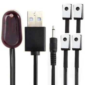 UK Plug IR Extender 1 Receiver 4 Emitter Emitters Repeater System Kit Infrared Remote USB Adapter Transmit Control Signal
UK Plug IR Extender 1 Receiver 4 Emitter Emitters Repeater System Kit Infrared Remote USB Adapter Transmit Control Signal