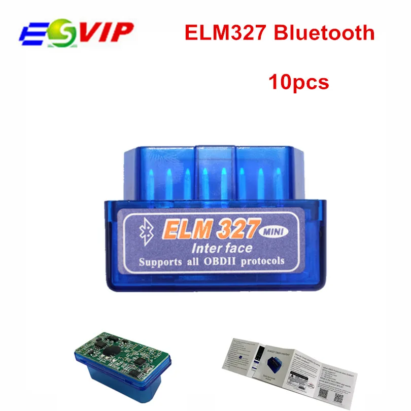10PCS! OBD mini ELM327 Bluetooth OBD2 V2.1 Auto Scanner OBDII 2 Car ELM 327 Tester Diagnostic Tool for Android Windows Symbian
10PCS! OBD mini ELM327 Bluetooth OBD2 V2.1 Auto Scanner OBDII 2 Car ELM 327 Tester Diagnostic Tool for Android Windows Symbian