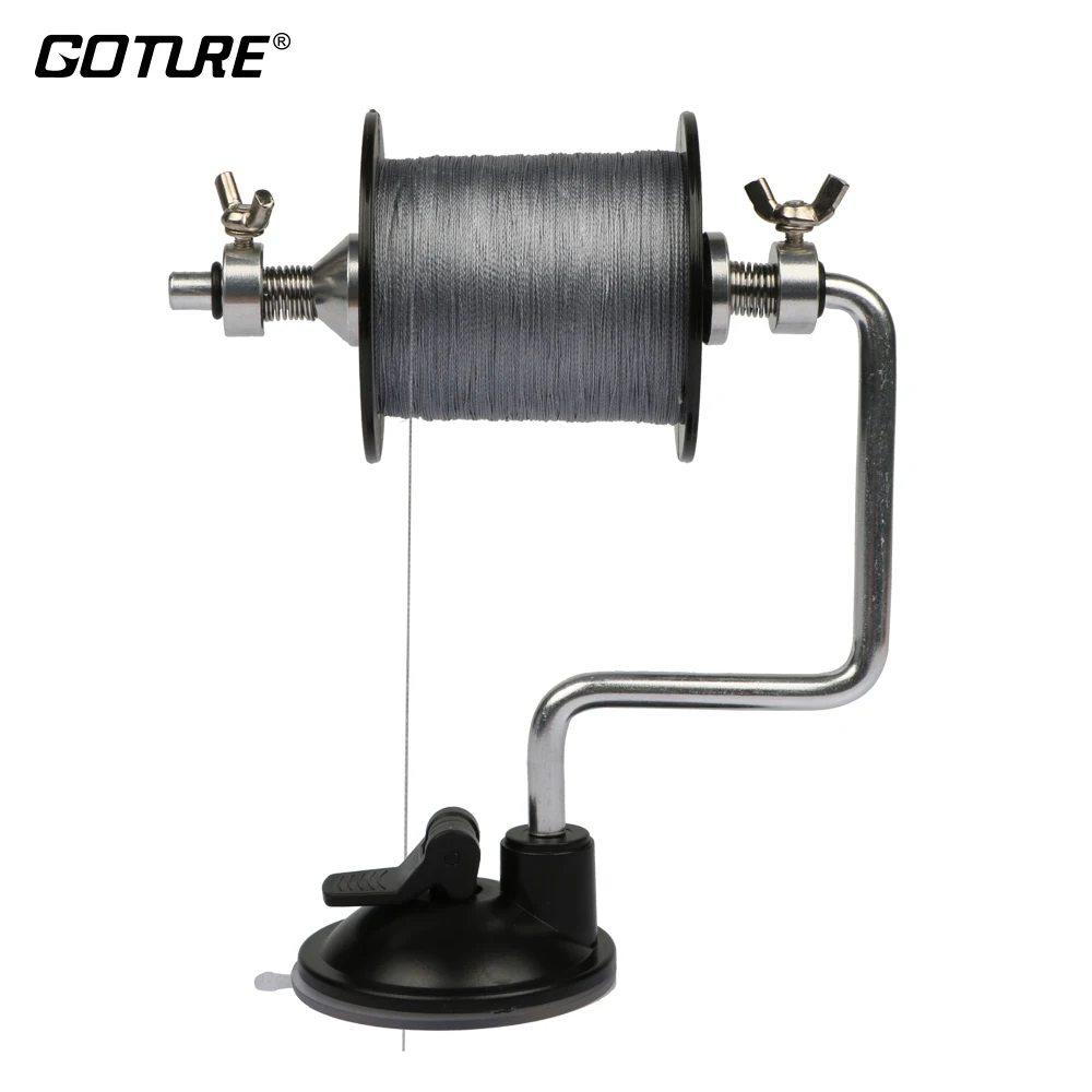 Goture Top Quality Fishing Line Bobbin Spool Winder Aluminum Tackle Portable Winding Device Tensioner 14CM 130G Reel
Goture Top Quality Fishing Line Bobbin Spool Winder Aluminum Tackle Portable Winding Device Tensioner 14CM 130G Reel