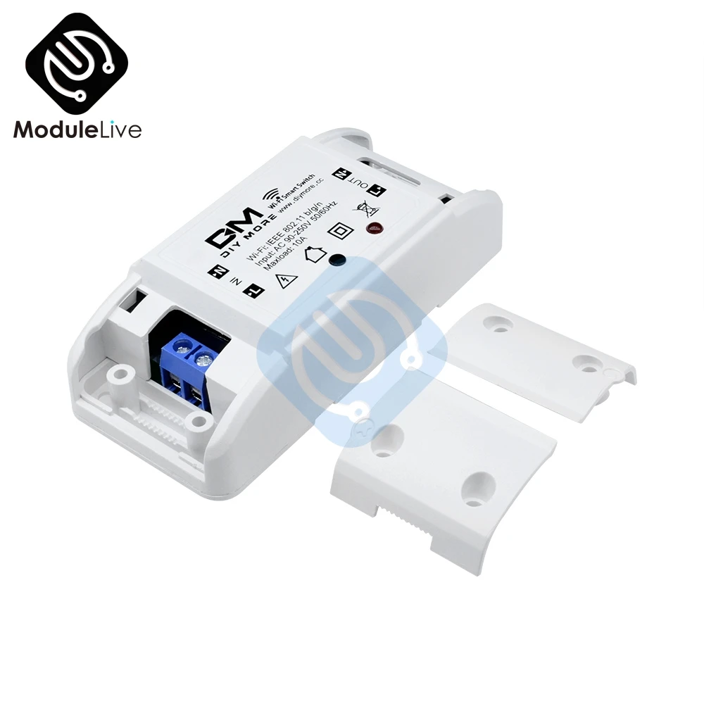 Wireless Wifi Smart Switch Remote Control Automation Module DIY Timer Universal Smart Home 10A 220V AC 90-250V
Wireless Wifi Smart Switch Remote Control Automation Module DIY Timer Universal Smart Home 10A 220V AC 90-250V