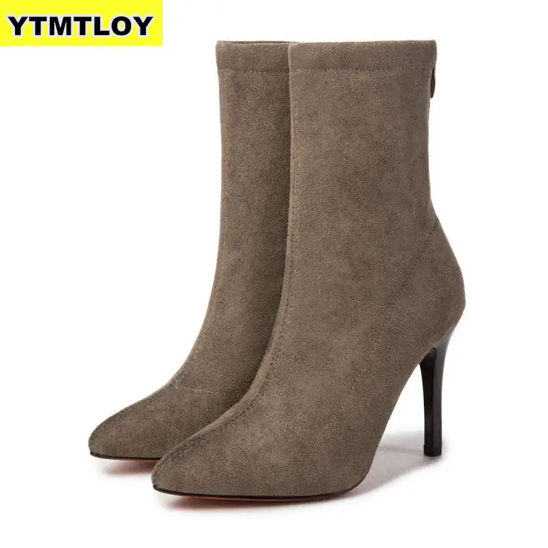 HOT Women Sock Boots Pointed Toe Elastic High Slip On Heel Ankle Pumps Stiletto Botas Zapatos De Mujer Sock Shoes High Boots
HOT Women Sock Boots Pointed Toe Elastic High Slip On Heel Ankle Pumps Stiletto Botas Zapatos De Mujer Sock Shoes High Boots