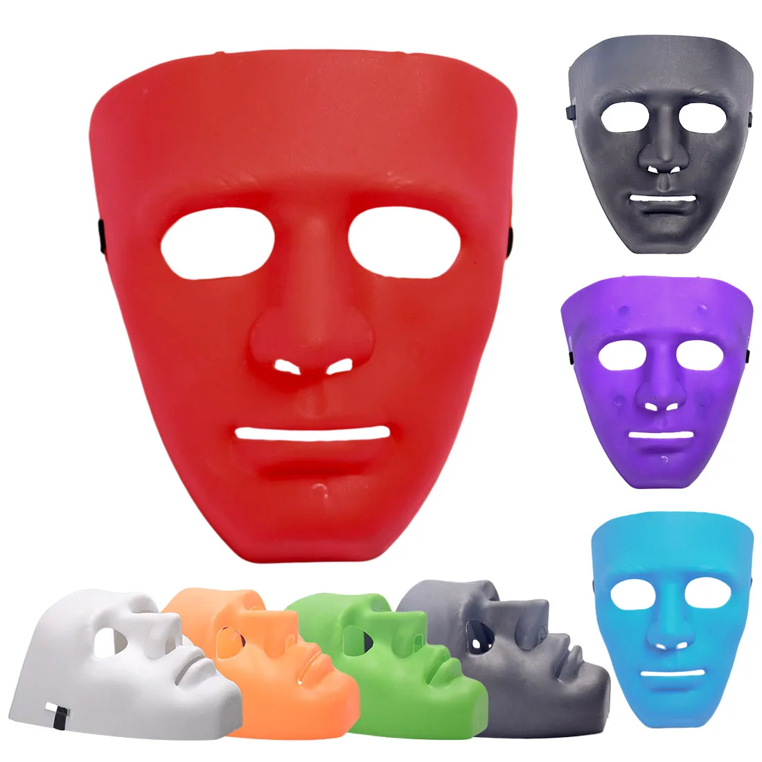 7 Colors New Type Jabbawockeez Mask Dance PVC Mask Masquerade Party Masks Halloween Hip-hop Male Masks
7 Colors New Type Jabbawockeez Mask Dance PVC Mask Masquerade Party Masks Halloween Hip-hop Male Masks