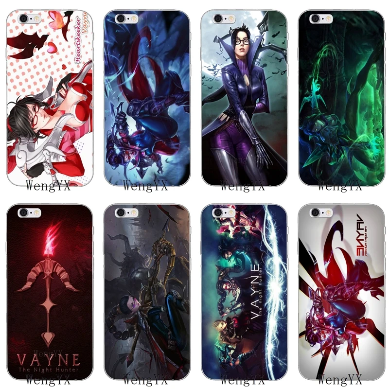 WengYX LOL ADC Vayne Slim silicone Soft phone case For iPhone X 8 8plus 7 7plus 6 6s plus 5 5s 5c SE 4 4s
WengYX LOL ADC Vayne Slim silicone Soft phone case For iPhone X 8 8plus 7 7plus 6 6s plus 5 5s 5c SE 4 4s