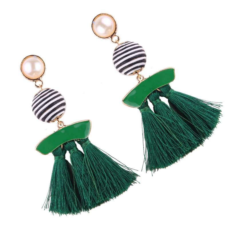 Fringed Fashion Tassel Earrings*