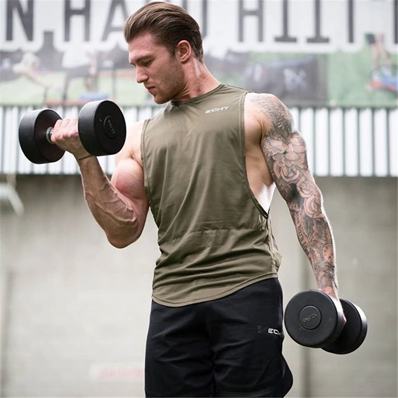 Summer Men's Running Sport Gym Clothing t shirt Fitness Bodybuilding Tank top Stringer Singlet Crossfit Sleeveless t Shirts Male
Summer Men's Running Sport Gym Clothing t shirt Fitness Bodybuilding Tank top Stringer Singlet Crossfit Sleeveless t Shirts Male
