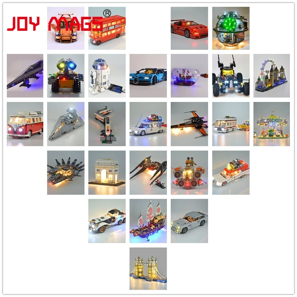 JOY MAGS LED Light Kit For Creator/Technic/S Wars/Architecture/Ideas Match 42056/42083/10220/75105/10262/21108/10221/10188/10257
JOY MAGS LED Light Kit For Creator/Technic/S Wars/Architecture/Ideas Match 42056/42083/10220/75105/10262/21108/10221/10188/10257