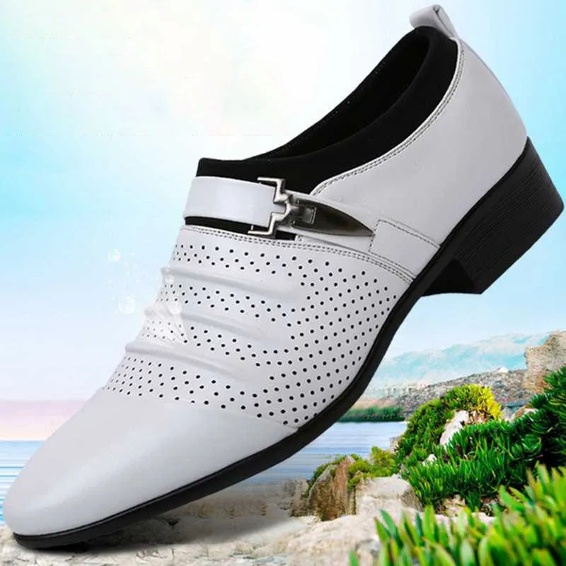 Hollow Oxfords Formal Men Shoes Leather Slip-on Wedding Shoes Loafers Dress Fashion Brogue Chaussure Homme Shoes S1880
Hollow Oxfords Formal Men Shoes Leather Slip-on Wedding Shoes Loafers Dress Fashion Brogue Chaussure Homme Shoes S1880