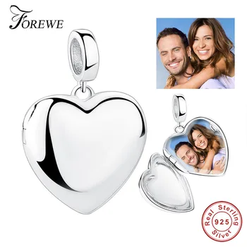 Forewe Authentic 100% 925 Sterling Silver Charm Bead Fit Bracelet Necklace DIY Custom Photo Personalized Jewelry Making
Forewe Authentic 100% 925 Sterling Silver Charm Bead Fit Bracelet Necklace DIY Custom Photo Personalized Jewelry Making