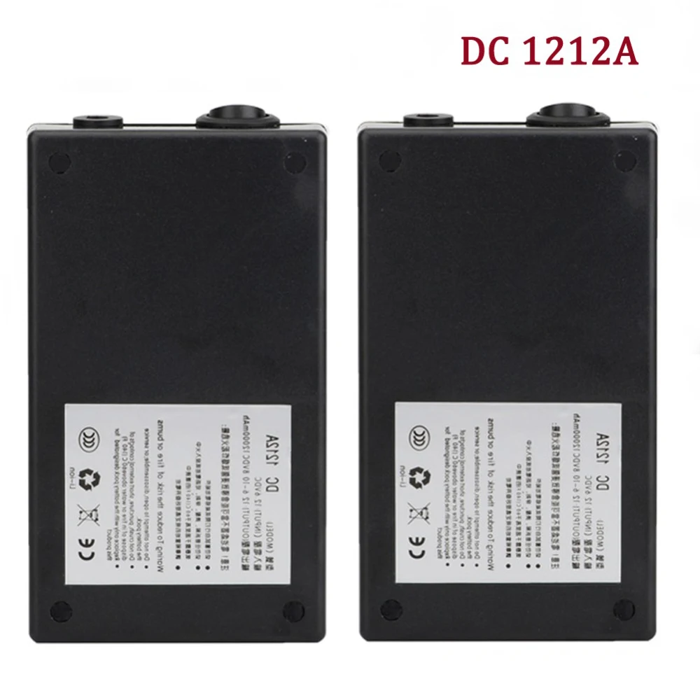 Cncncool 2pcs DC 12V 12000mAh High Quality Rechargeable Portable Lithium-ion Battery With Case DC 1212A With Plug Drop shipping
Cncncool 2pcs DC 12V 12000mAh High Quality Rechargeable Portable Lithium-ion Battery With Case DC 1212A With Plug Drop shipping