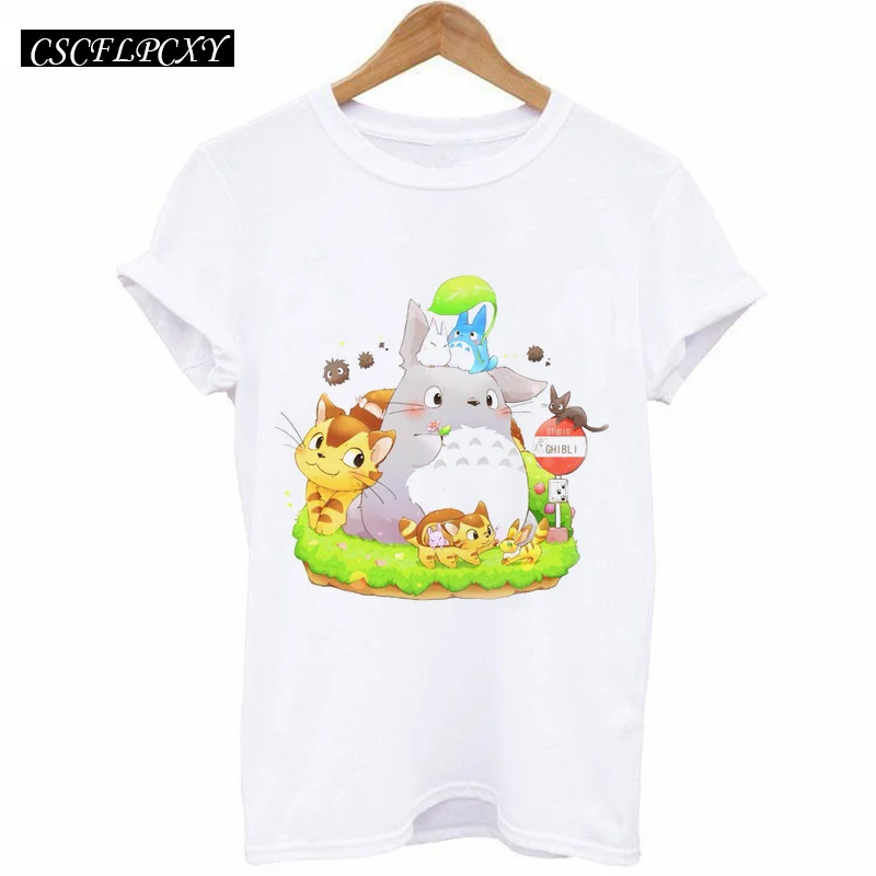 Fashion-2016-Slim-T-shirt-Women-Summer-Tops-Cartoon-Neighbor-Totoro-Print-T-Shirt-Plus-Size.jpg_640x640 (12)