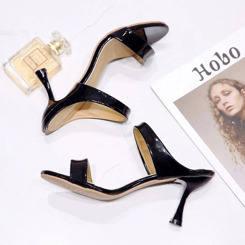 New Women High Heels Mules Slippers Summer Fashion Sexy Open Toe Fish Mouth Slippers Party Wedding Ladies Shoes Black Red
New Women High Heels Mules Slippers Summer Fashion Sexy Open Toe Fish Mouth Slippers Party Wedding Ladies Shoes Black Red