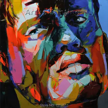 Palette knife painting portrait Palette knife Face Oil painting Impasto figure on canvas Hand painted Francoise Nielly 12-28 
Palette knife painting portrait Palette knife Face Oil painting Impasto figure on canvas Hand painted Francoise Nielly 12-28